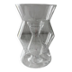 Bougeoir design en verre Habitat