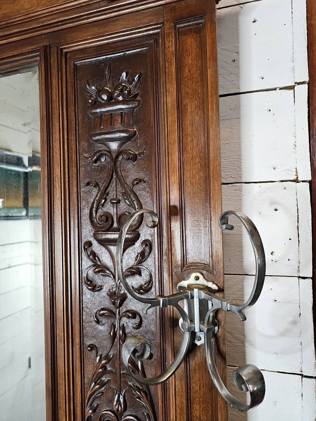 vestiaire avec console en noyer