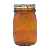 Amber jar the Practical capacity 1 liter