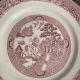 Iron earth cake dish, willow, hamage moulin des loups, north, old