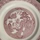 Iron earth cake dish, willow, hamage moulin des loups, north, old