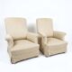 Paire de Fauteuils crapaud