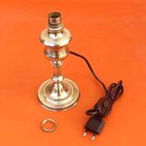 Old gilded bronze lamp base