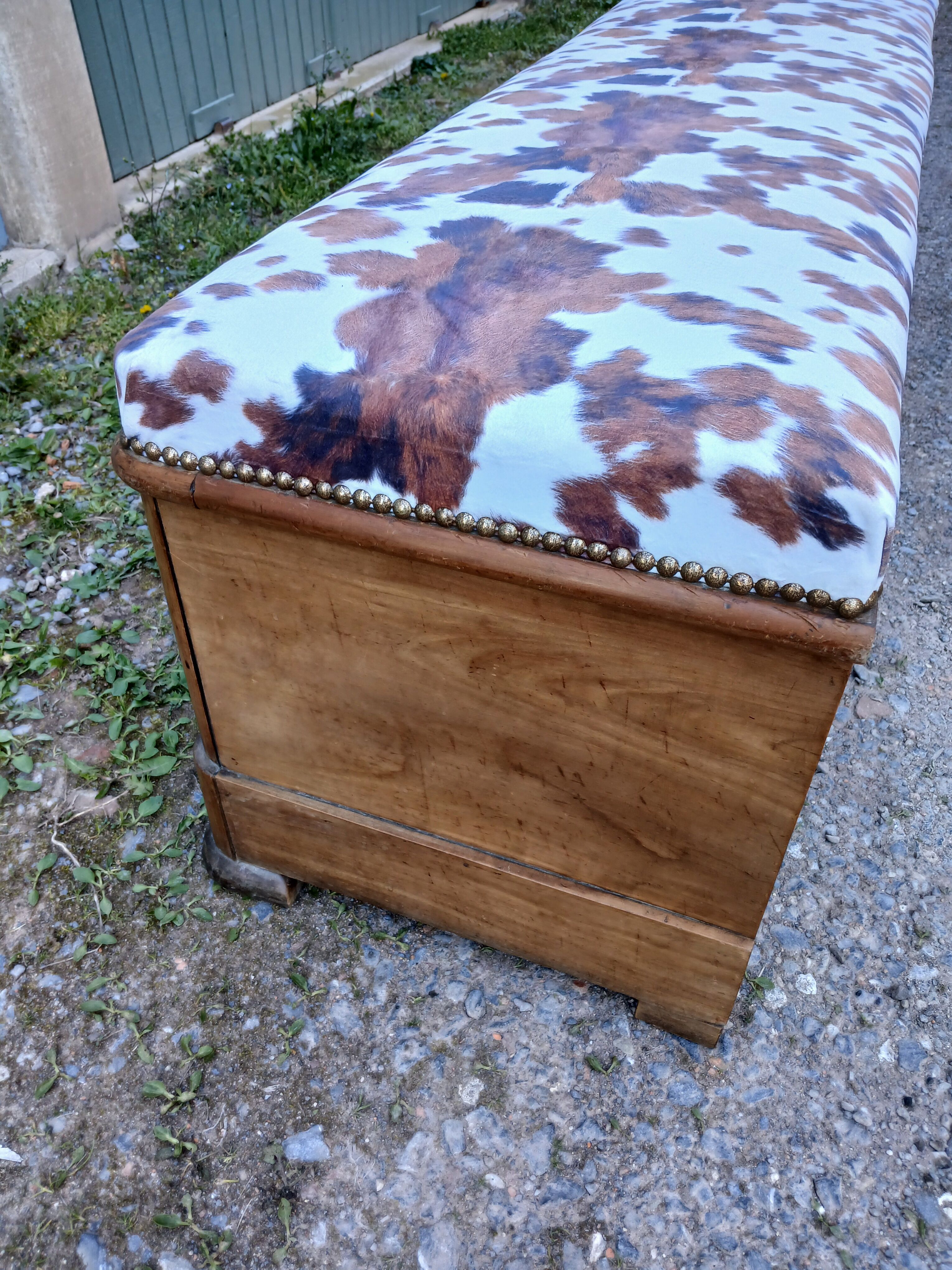 Revisited antique wooden chest