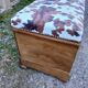 Revisited antique wooden chest