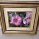 Tableau - Oil on canvas Flowers the Petunias Signed Didier Parcelier