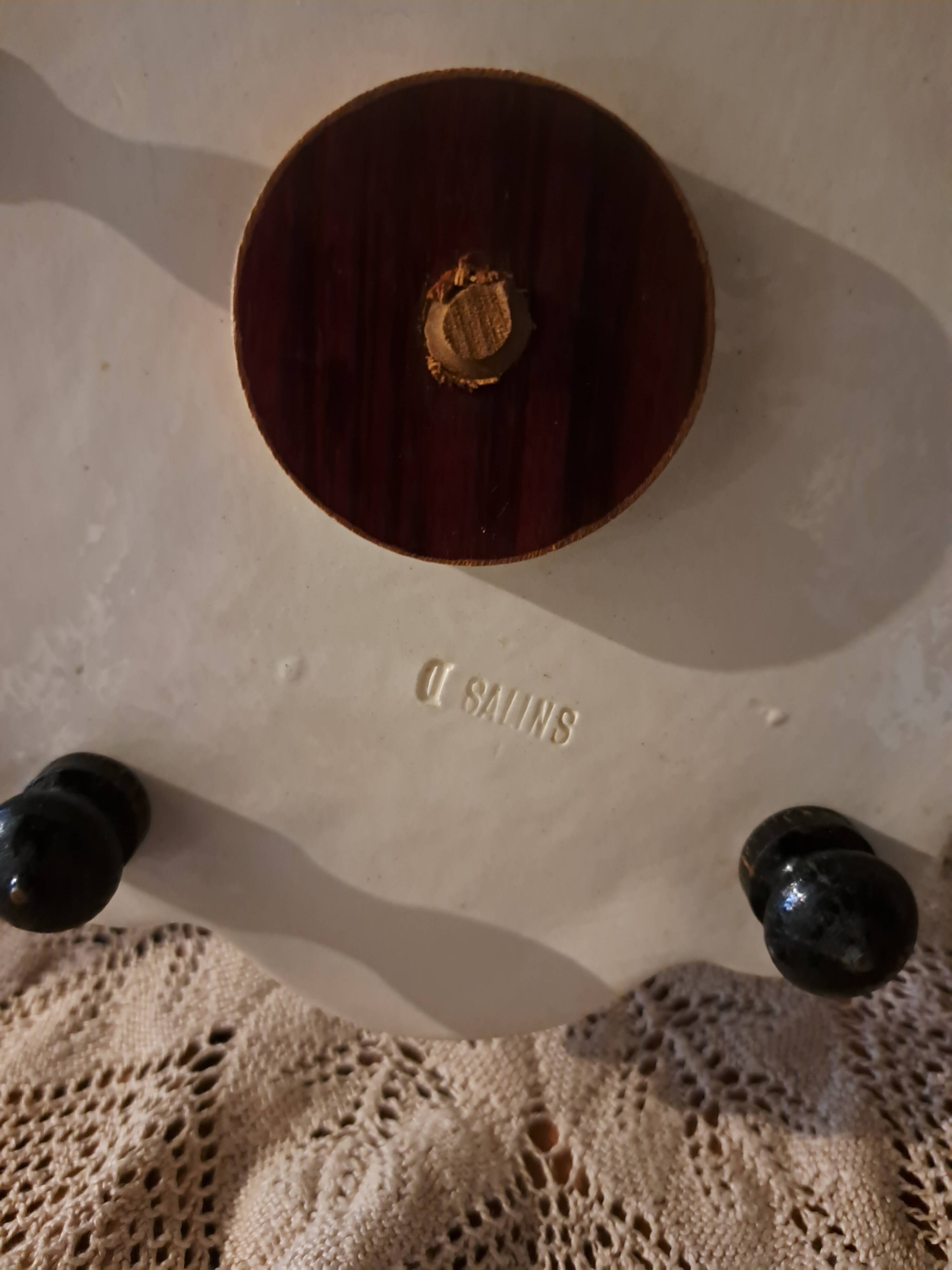 servant oil maker vinegar maker salt pepper shaker mustard pot Napoleon in Salins earthenware