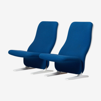 Two Concorde Chairs, Pierre Paulin for Artifort