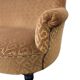 Vintage salmon pink sofa / two-seater