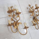 A pair of wall lamps / Coco Chanel / Hollywood Regency / France, 1960s