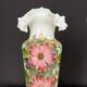 Pair of Bristol vases in painted opaline