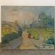 Paris school landscape signed