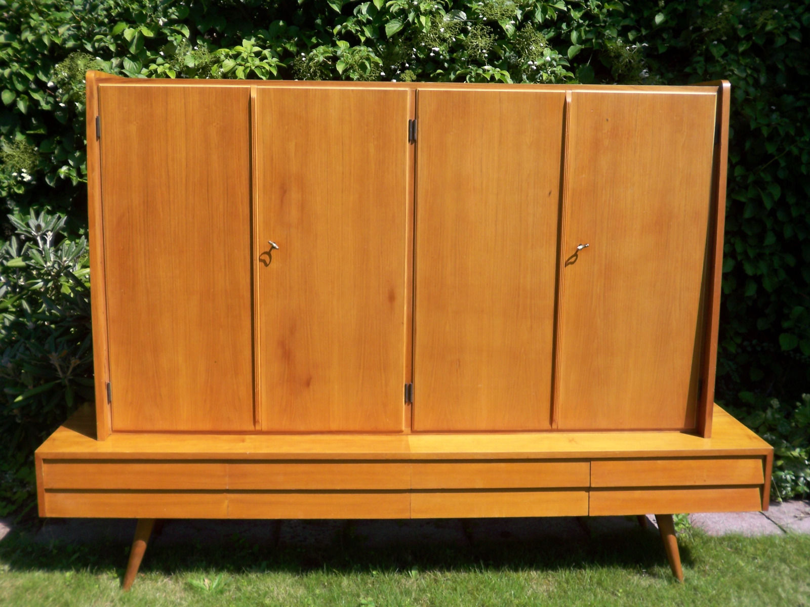 Sideboard with drawers and shelves from the 50s