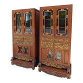 Paire de petits cabinets peranakan chinois – indonésie – jakarta
