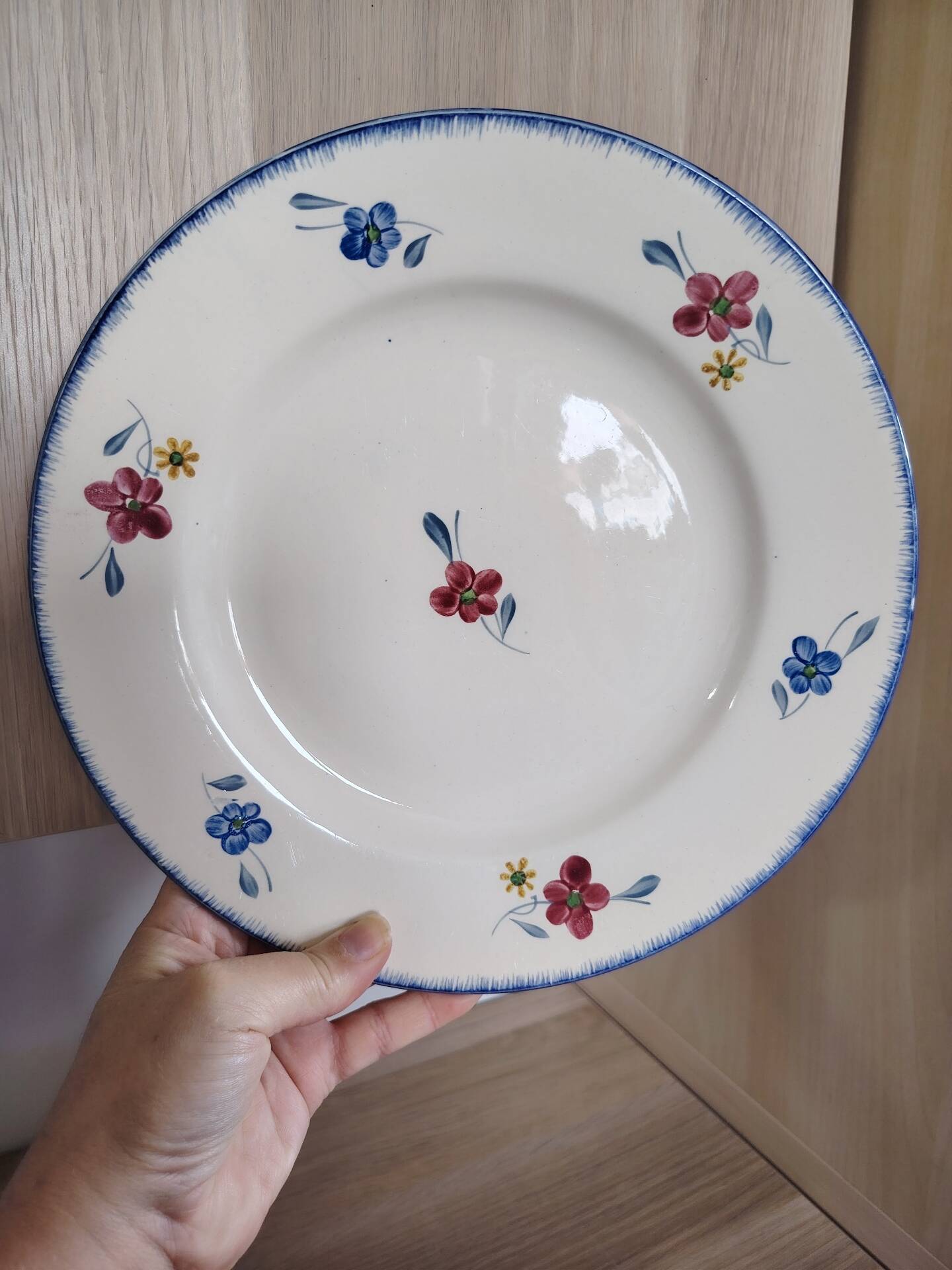 Plate Mary-Lou Digoin Sarreguemines