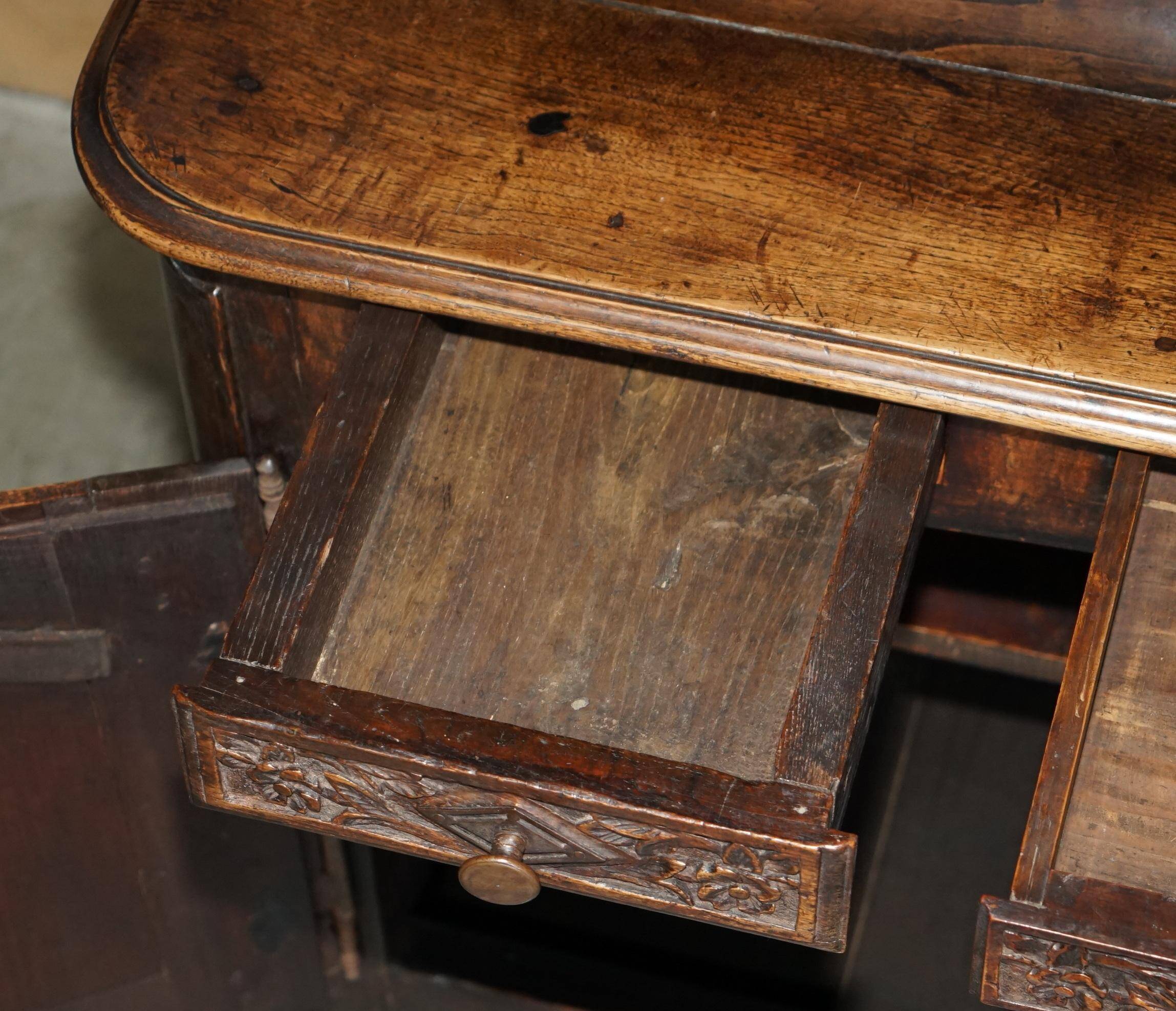 Antique Dutch carved placard, circa 1860.