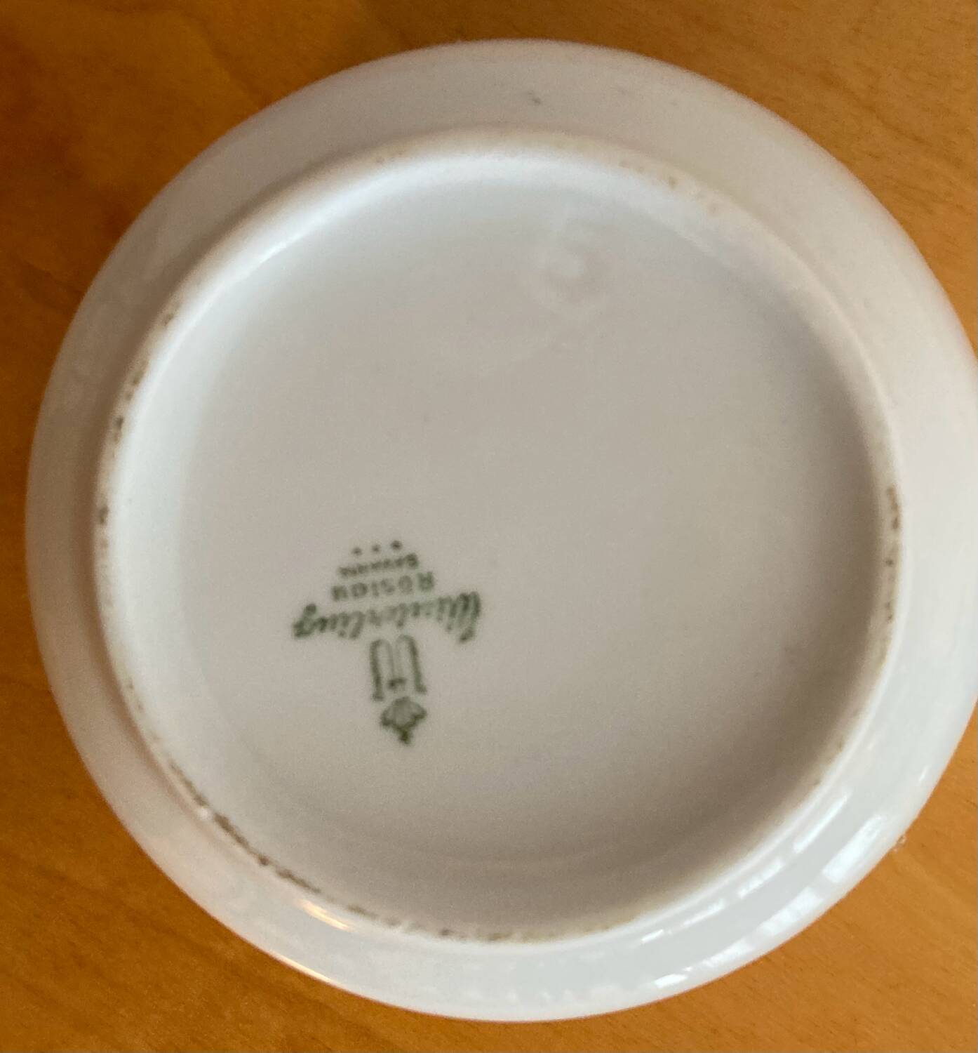 Pot / sucrier Winterling Bavaria porcelaine vintage authentique années 1970