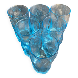 Magnifique lot de 6 verres