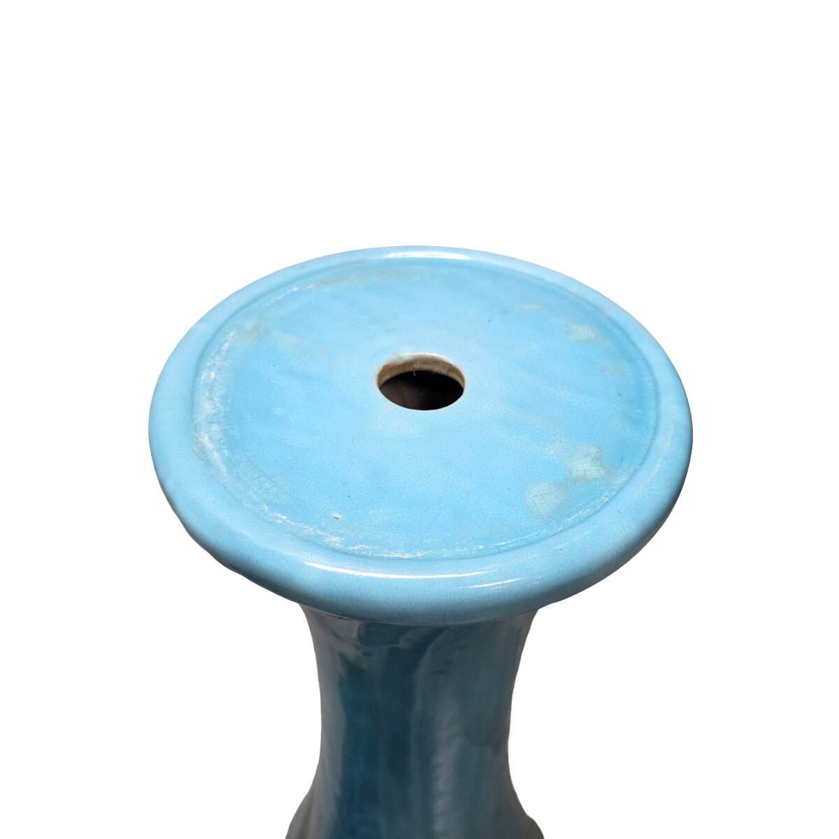 Art Nouveau Ceramic Flower Pot On A Column, early 1900s