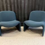 Pair of armchairs by Giancarlo Piretti