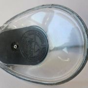 Industrial Desk Lamp Bauhaus, Marianne Brandt, Kandem, Glass Base, 1930s