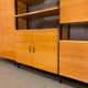 Modular bookcase with vintage wardrobe 60