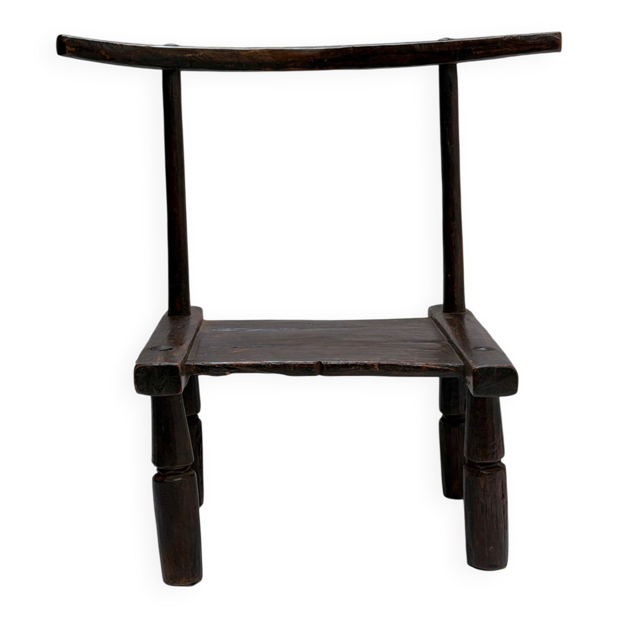 Baoule chair in wood (Ivory Coast)