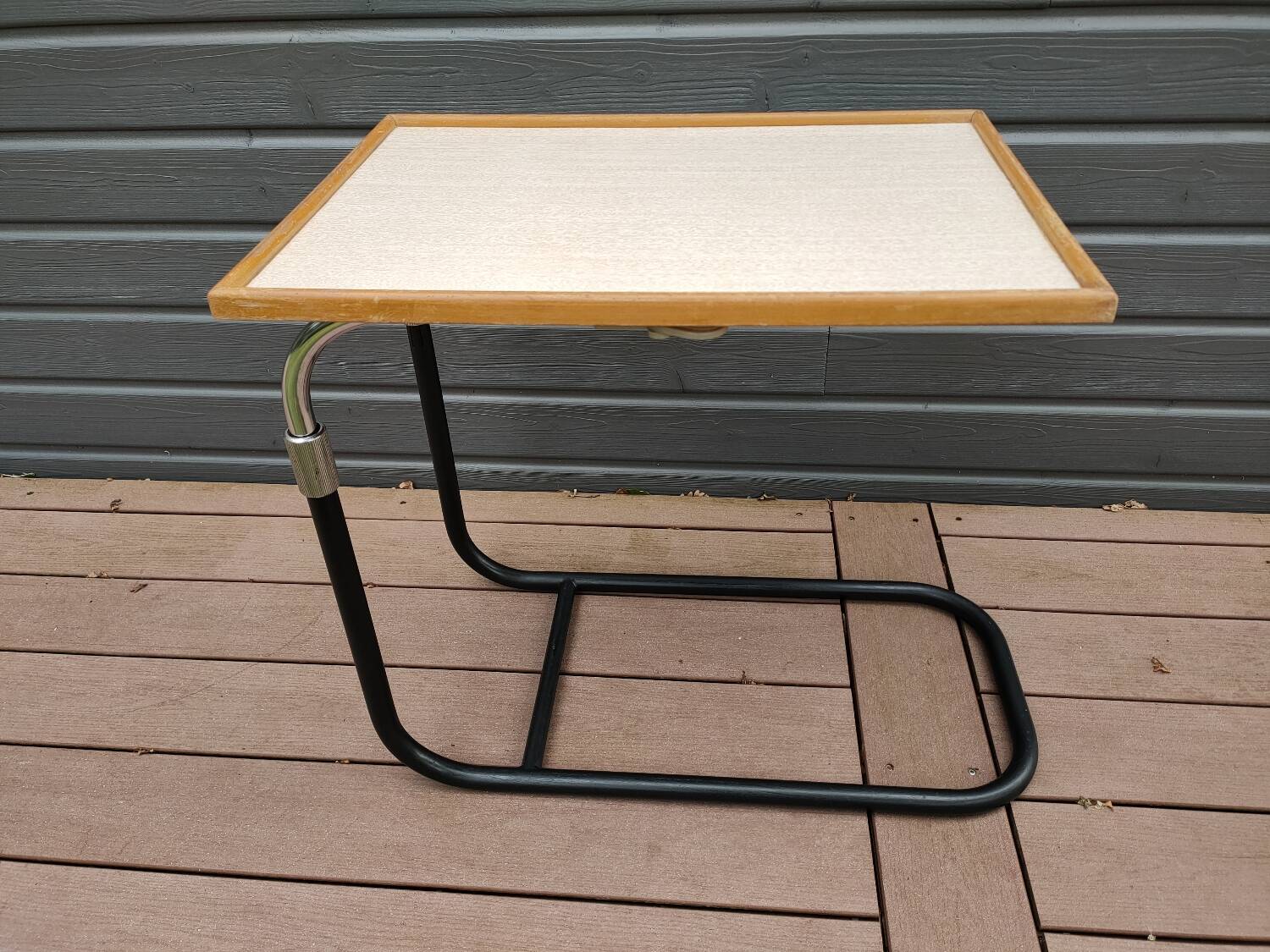 Adjustable vintage side table