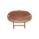 Vintage Mahogany Coffee Table With Tray, 1970s