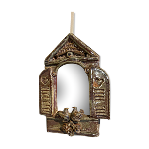 Miroir en céramique - borne