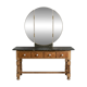 Dressing table with marble and its triptych mirror - Art Deco period