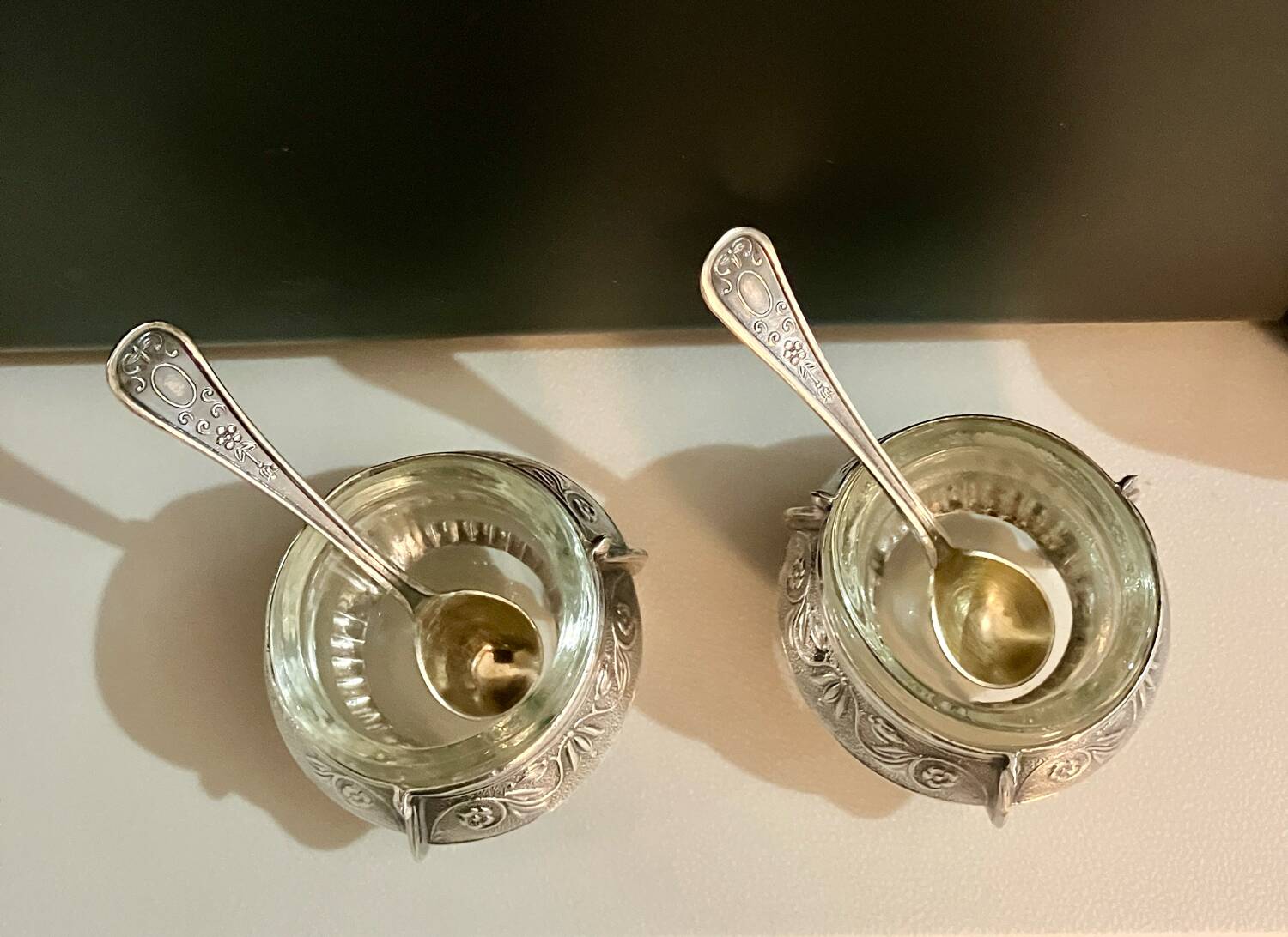 Paire de salières