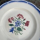 Plat a gateaux, modele Elorn, digoin, sarreguemines, vintage