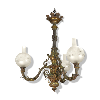 Lustre en bronze