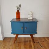 Peacock blue nightstand