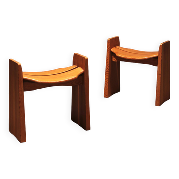 Gilbert Marklund Tabourets en bois Jonte - Design Scandinave