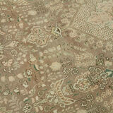 Handmade Vintage Decorative Large Area Beige Rug  236x333cm