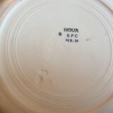 Lot of 6 holly plates 1920 king's king Choisy earthenware