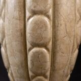 Art Deco ceramic vase by the brothers Pierre and Joseph Mougin – ivory