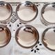 Ice cream or sorbet cups, set of 6, in 18/10 stainless steel (ref14)