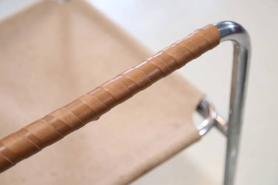 Karin Mobring Amiral chairs in chrome and jute from 1973