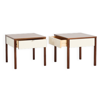 Paire de tables de chevet par Florence Knoll, États-Unis, années 60