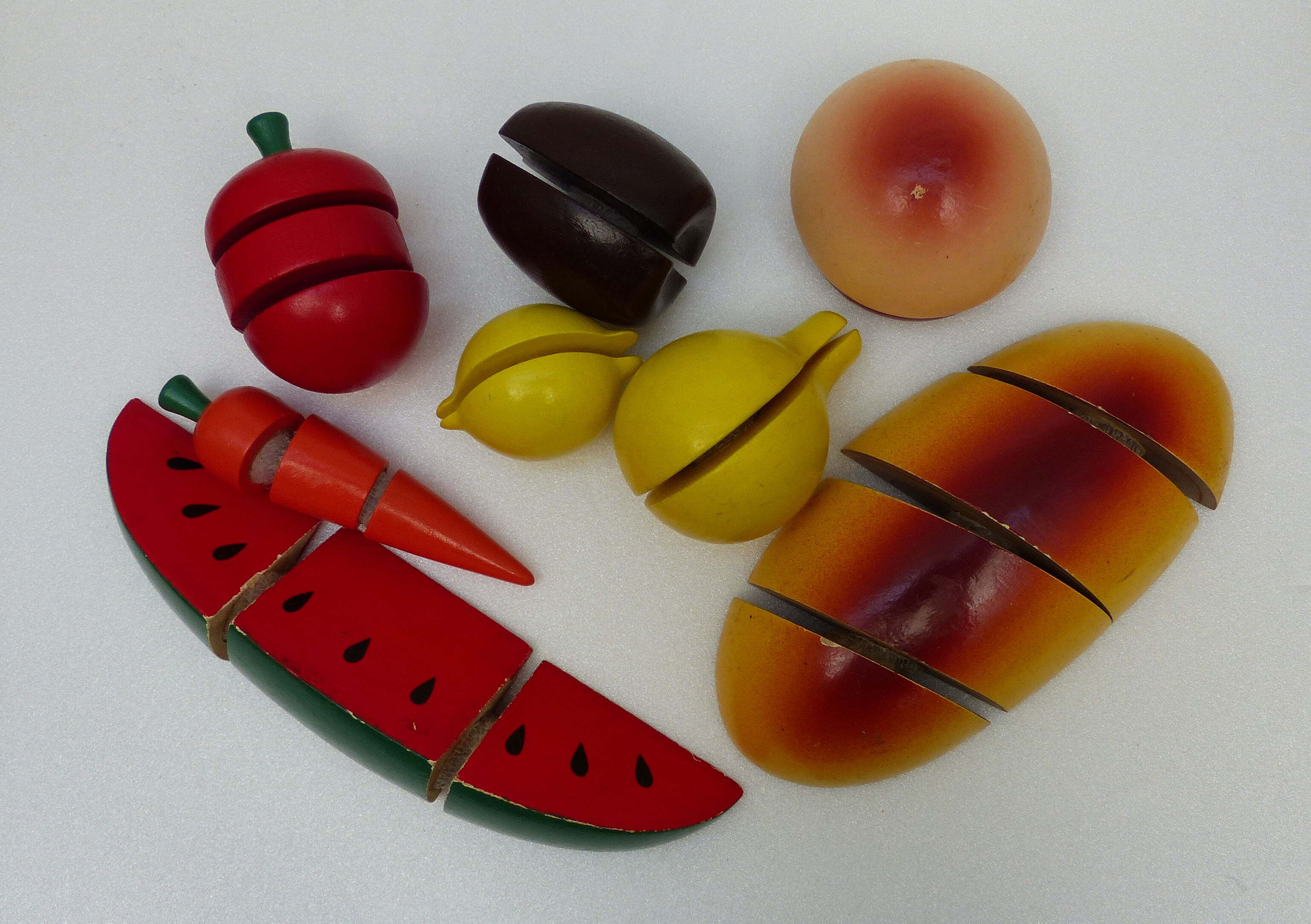 Wooden toys The vegetables