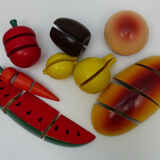 Wooden toys The vegetables