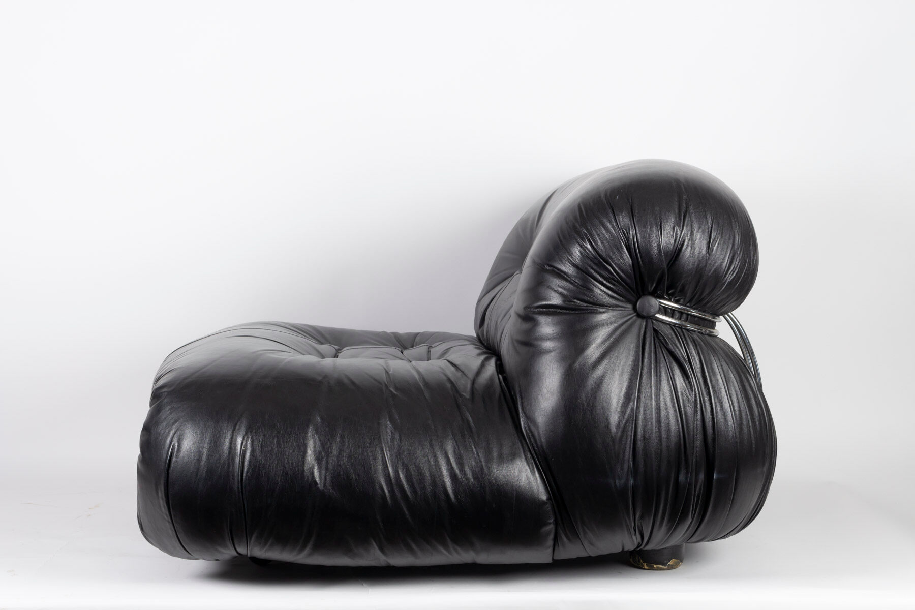 Tobia Scarpa Soriana chair and ottoman for Cassina 1970
