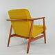 Fauteuil modèle Z jaune 1960