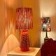Upcycled ambient table lamp made from a Übelacker ceramic vase.