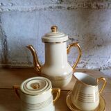 Saint-Uze milk and sugar pot teapot 1900s