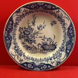 Shallow dish Creil and Montereau, Yedo, ideogram XIX century - 24.5 cm