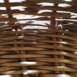 Vintage wicker log basket